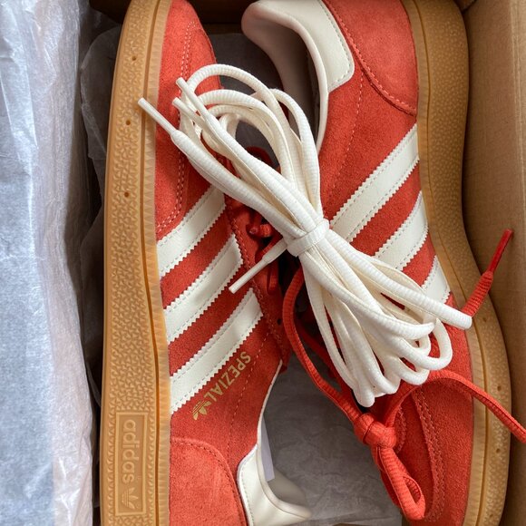 Adidas Handball Spezial (Preloved Red, Cream White, & Crystal White) Size 7.5M - Picture 4 of 5